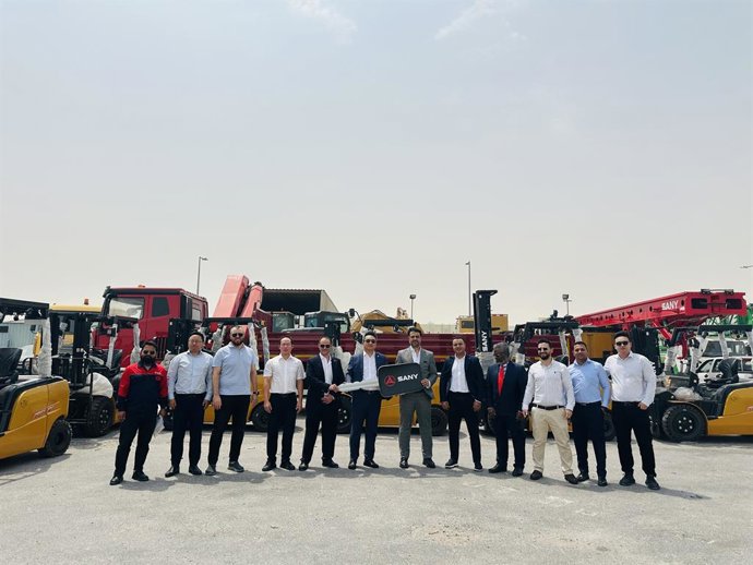 SANY Delivers 40 Electric Forklifts in Qatar, Pioneering Green Logistics in the Middle East