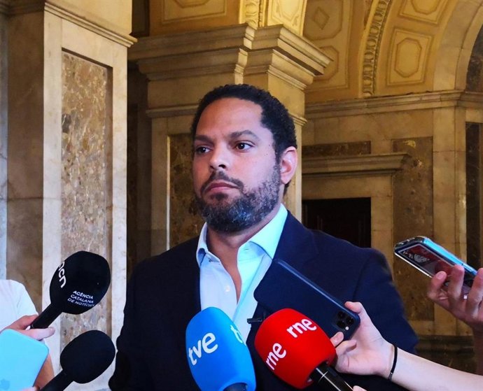 El secretario general de Vox y líder de Vox en Catalunya, Ignacio Garriga.