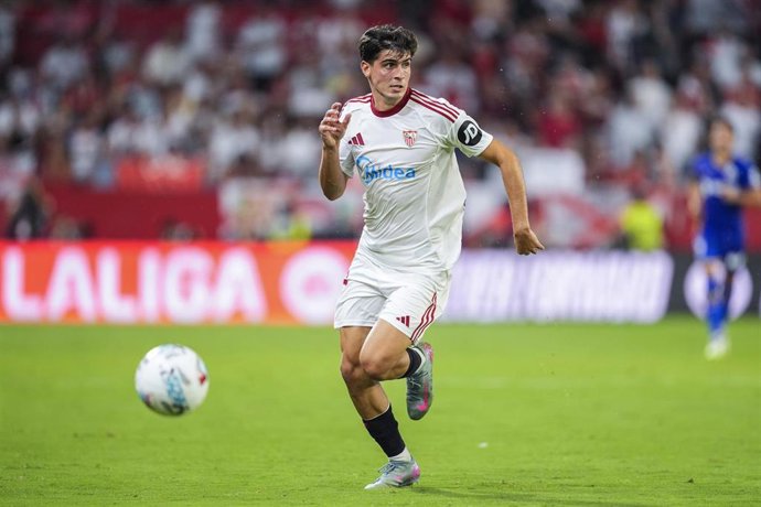 El jugador del Sevilla Juanlu Sánchez.