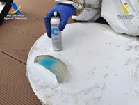 Un detenido por introducir 262 kilos de cocaína oculta en bidones de fruta congelada
