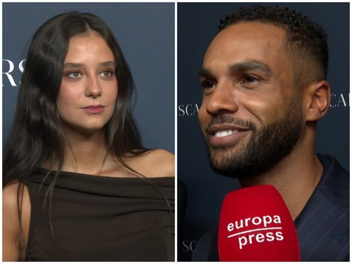 Victoria Federica ha coincidido con Lucien Laviscount en la presentación de la nueva colección de Scalpers en el Teatro Real de Madrid