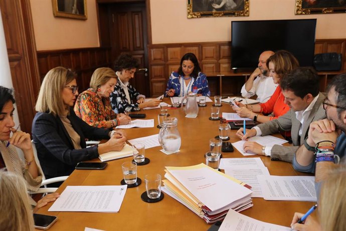 Reunión de la Junta de Gobierno del Ayuntamiento de Palencia.