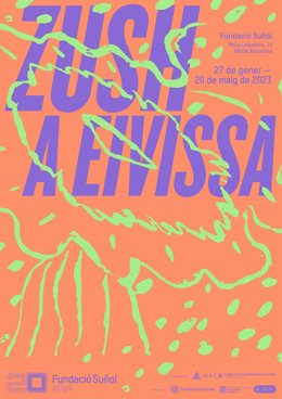 Archivo - Cartel de la exposición que la Fundació Suñol de Barcelona dedicada al artista barcelonés Albert Porta, conocido como Zush