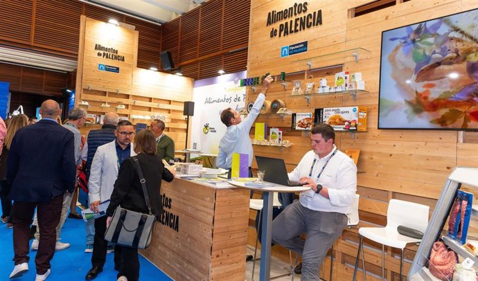 Imagen de la participación de Alimentos de Palencia en una feria.