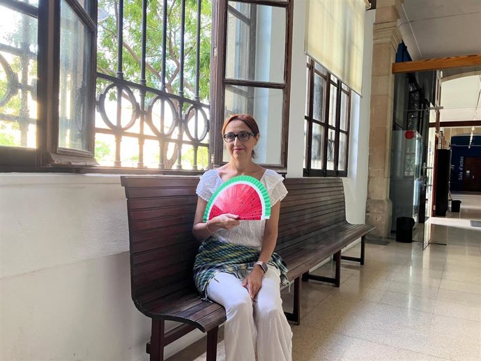 La fundadora de Caminando Fronteras y experta en migraciones, Helena Maleno, este viernes en Palma.