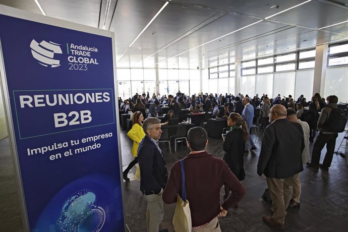 Archivo - Imagen de Andalucía Trade Global en el Palacio de Congresos y Exposiciones de Sevilla (Fibes).