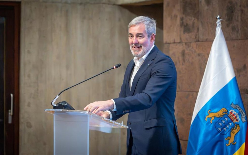 El presidente de Canarias, Fernando Clavijo