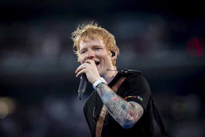Archivo - El cantant Ed Sheeran durant el seu concert en el Riyadh Air Metropolitano, el 30 de maig del 2025, a Madrid (Espanya). 