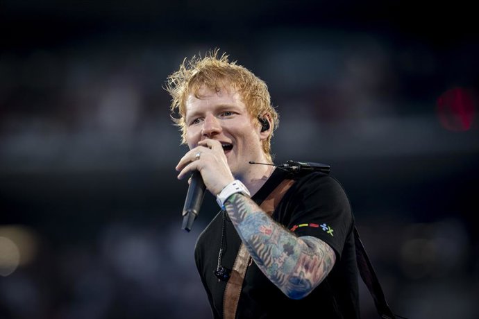 Archivo - Arxiu - El cantant Ed Sheeran durant el seu concert en el Riyadh Air Metropolità, el 30 de maig del 2025, a Madrid (Espanya). 