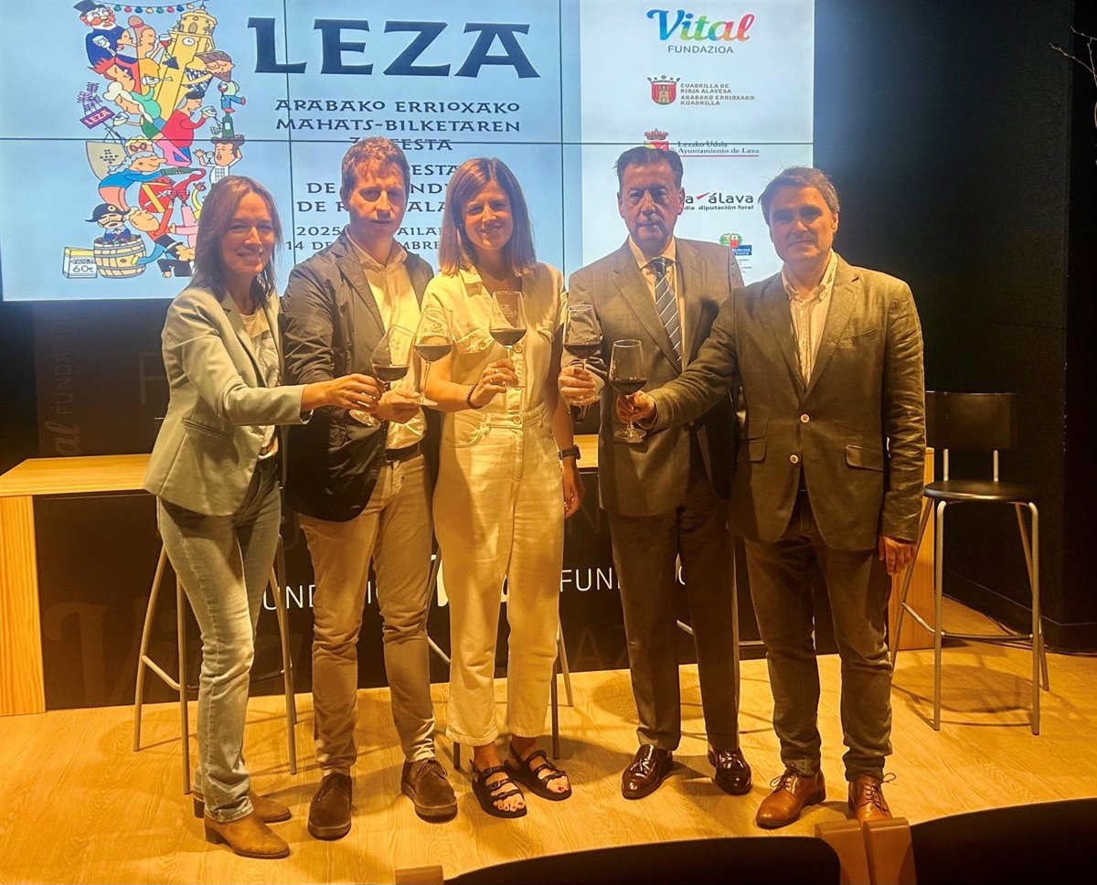 La localidad de Leza acogerá este domingo la  XXX Fiesta de la Vendimia de Rioja Alavesa 