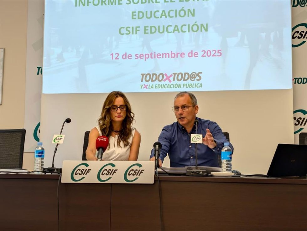 Rueda de prensa CSIF