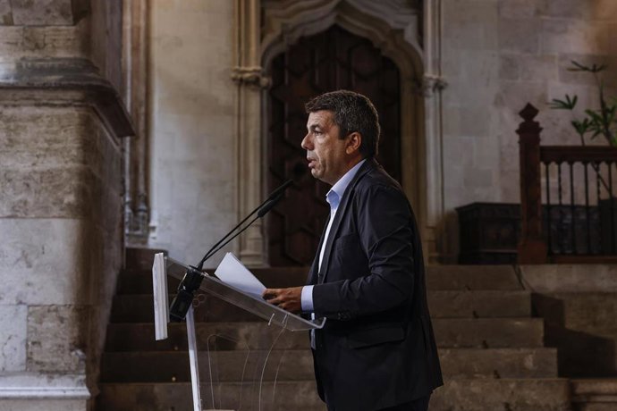 El president de la Generalitat, Carlos Mazón