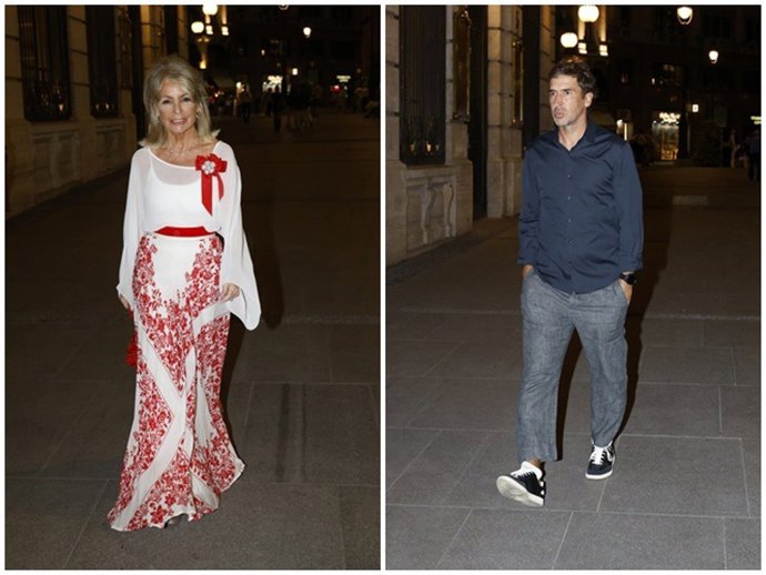 Cristina Yanes y Raúl González, entre los asistentes al cumpleaños de Paloma Cuevas