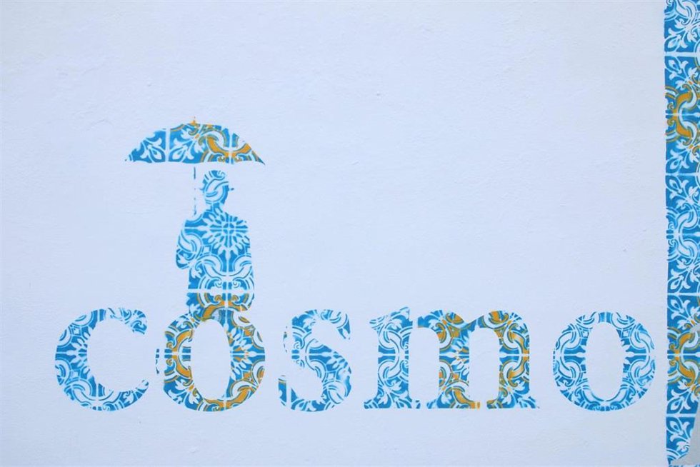 Archivo - Cartel de Cosmopoética, en una imagen de archivo.