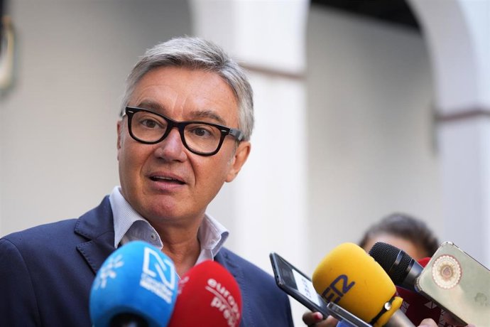 El portavoz del Grupo Parlamentario Vox en Andalucía, Manuel Gavira (Fotografía de archivo)