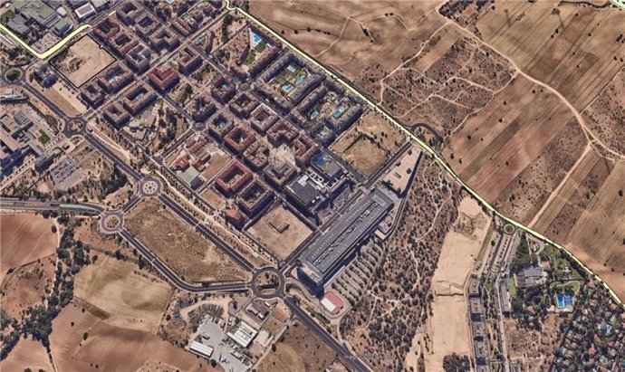 Parcela en San Sebastián de los Reyes donde se levantarán las viviendas de alquiler