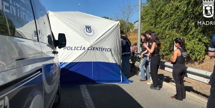 Fallece un ciclista en Barajas