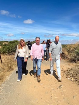 Visita a camino rural de Valverde del Camino (Huelva).