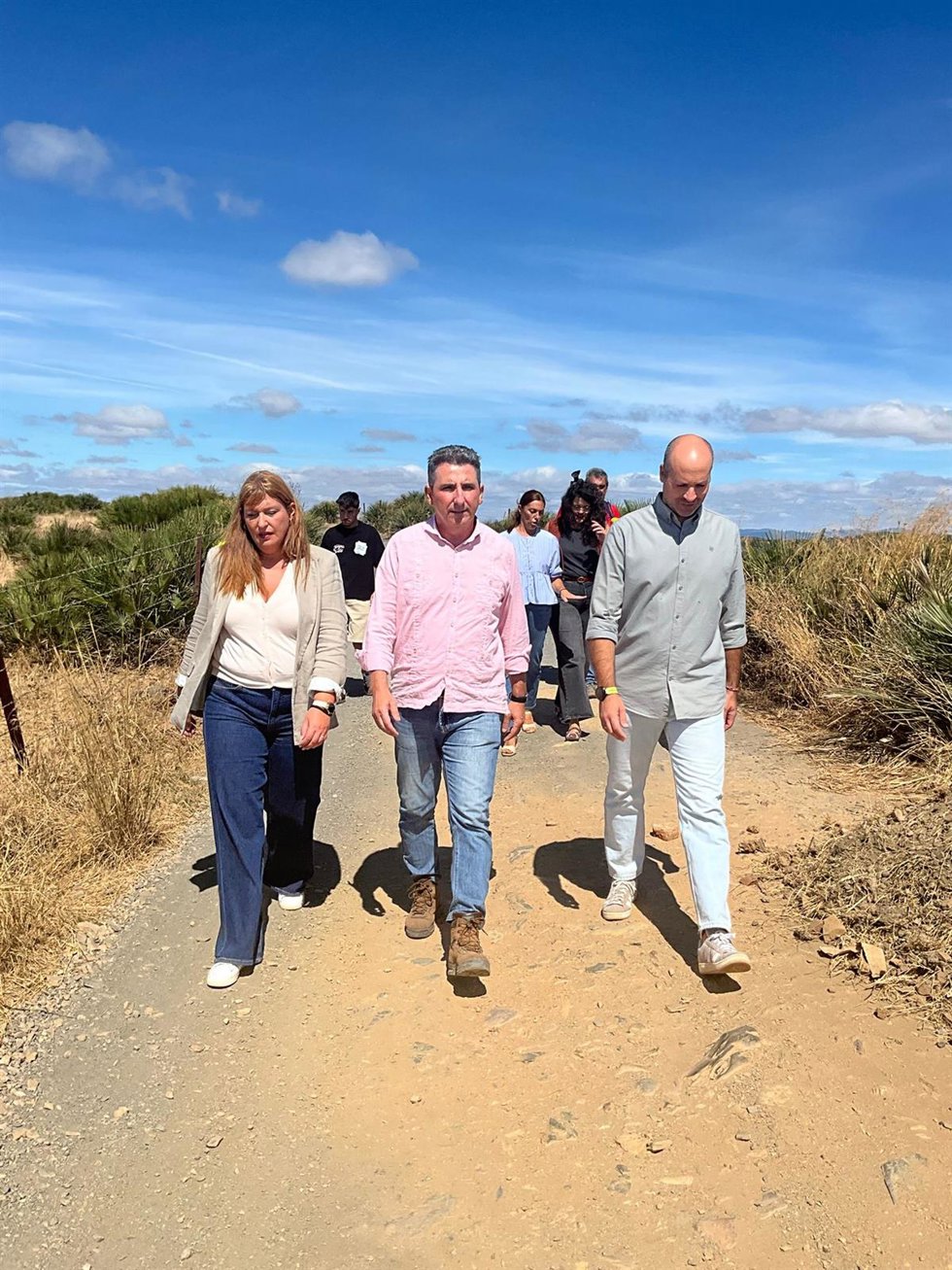 Visita a camino rural de Valverde del Camino (Huelva).