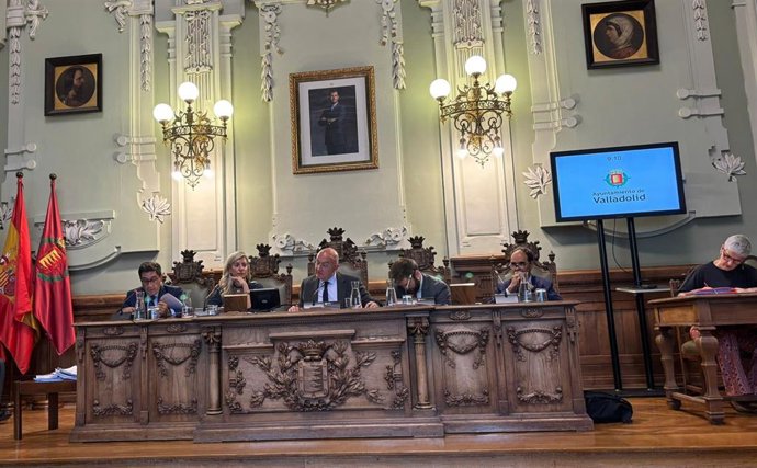 Pleno del Ayuntamiento de Valladolid.