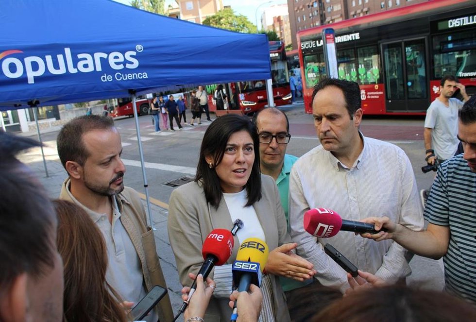 La presidenta del Grupo Municipal Popular en el Ayuntamiento de Cuenca, Bea Jiménez.