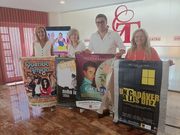 Presentación de la programación del Gran Teatro de Cáceres hasta el 7 de diciembre