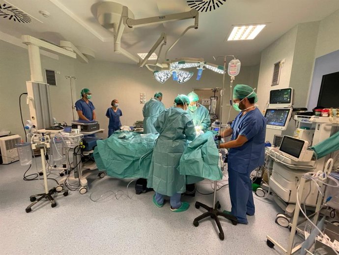 Equipo de donación de órganos de Hospital Viamed Fátima.