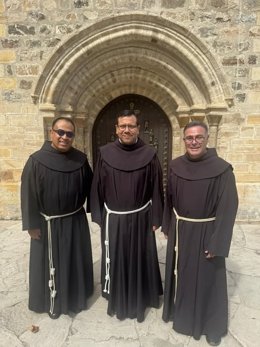 Tres franciscanos procedentes de México atenderán el Monasterio de Santo Toribio de Liébana