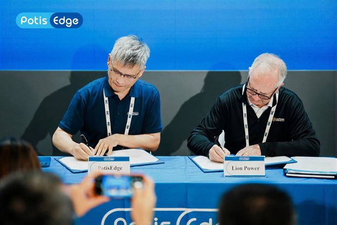 PotisEdge Signs with Lion Power