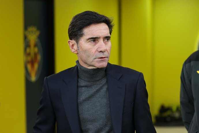 Archivo - Marcelino Garcia Toral, head coach of Villarreal, looks on during the Spanish league, LaLiga EA Sports, football match played between Villarreal CF and Real Madrid CF at La Ceramica stadium on March 15, 2025, in Villarreal, Spain.