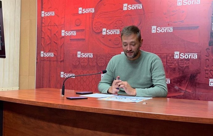 El concejal de Deportes del Ayuntamiento de Soria presenta el Día de la Bici