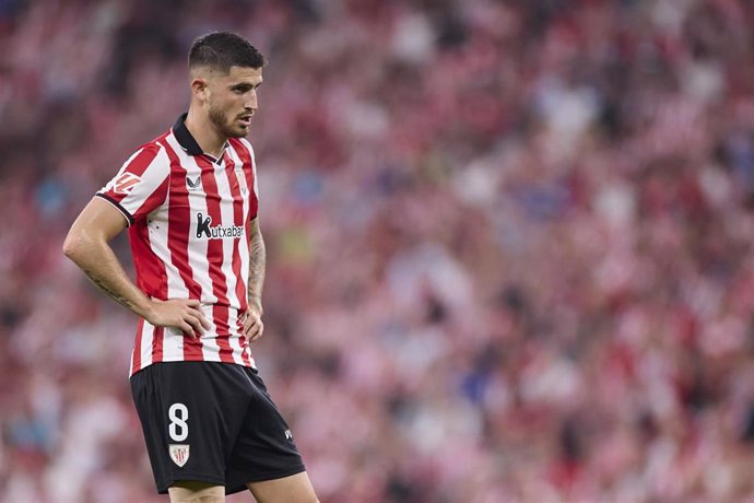 El jugador del Athletic Club Oihan Sancet.