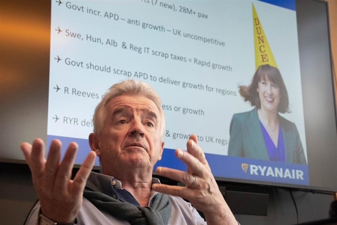 El consejero delegado de Ryanair, Michael O'Leary. 