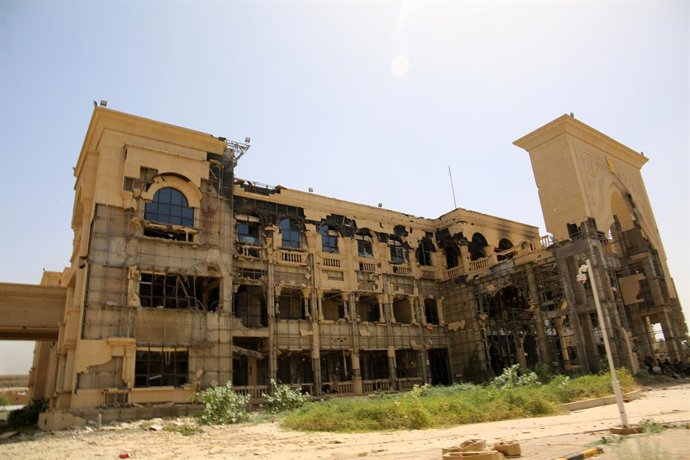 Archivo - KHARTOUM, March 21, 2025  -- Photo taken on March 21, 2025 shows the presidential palace in Khartoum, Sudan. The Sudanese Armed Forces (SAF) on Friday regained control of the presidential palace in central Khartoum, which had been held by the pa