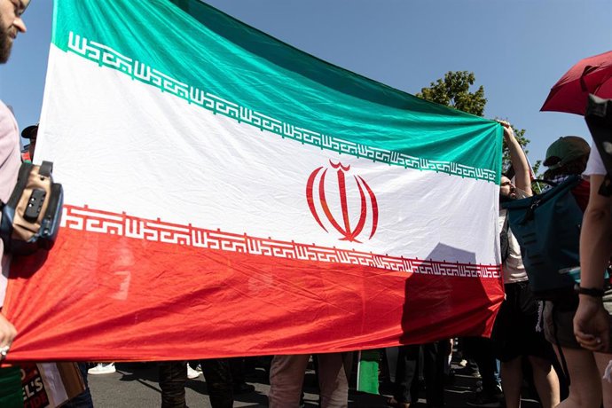 Archivo - Bandera de Irán (archivo)