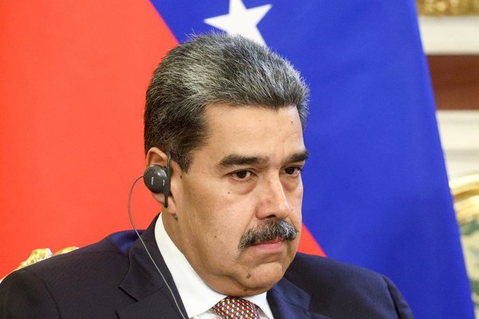 Archivo - RÚSSIA, MOSCOU - 7 de maio de 2025: O presidente da Venezuela, Nicolas Maduro, durante uma reunião com seu homólogo russo, Vladimir Putin, no Kremlin de Moscou
