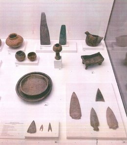 Parte de las piezas a reprodcir para el centro de interpretación de los restos de 'La Zarzita' en Santa Bárbara de Casa.