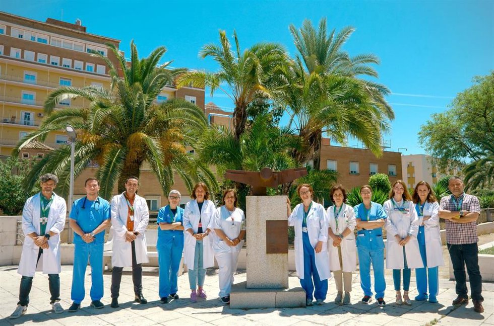 Equipo del área de trasplantes del Hospital Virgen del Rocío.