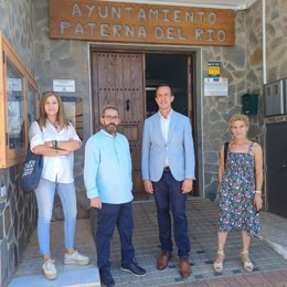 Visita al Ayuntamiento de Paterna del Río en Almería.