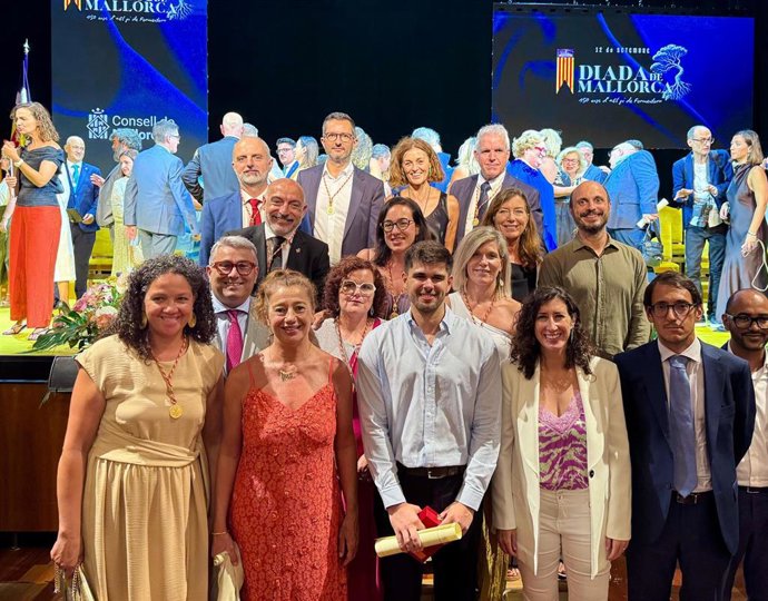 Socialistas en el acto de la Diada de Mallorca