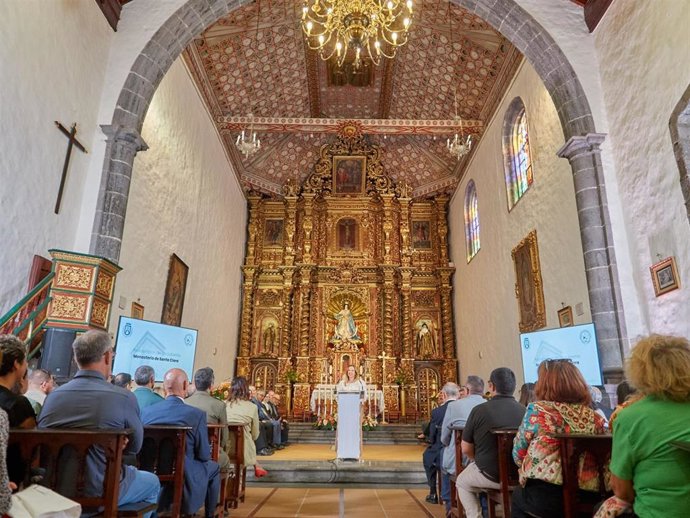 Culminan la restauración parcial de las cubiertas del Convento de Santa Clara, en La Laguna (Tenerife)