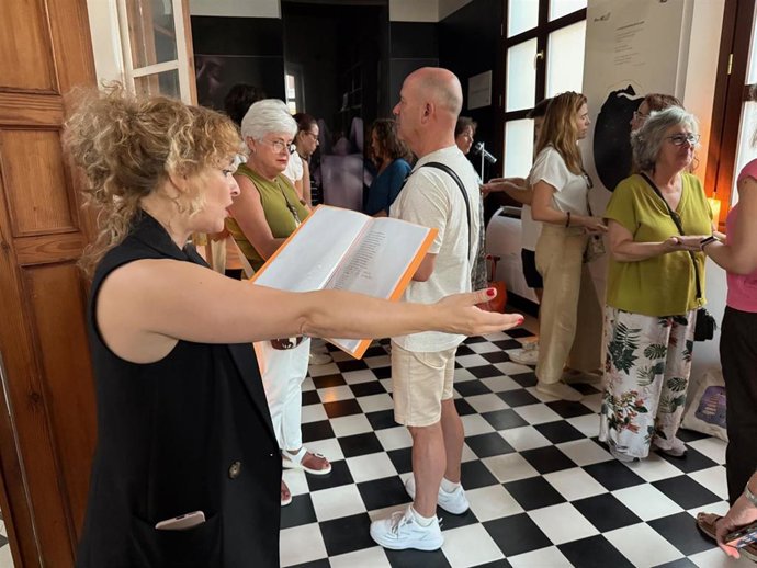 Un momento de la actividad desarrollada en la Casa del Poeta dentro del ciclo 'Verano en Verso'.