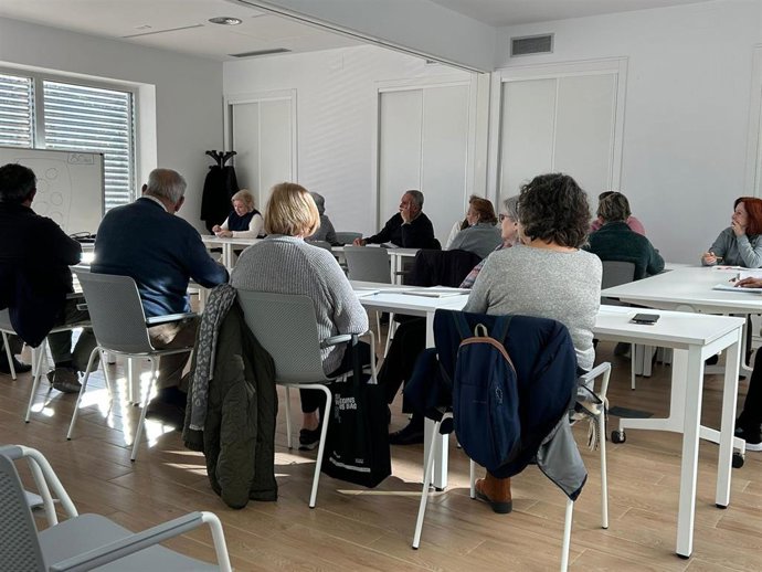 Participantes de los talleres del programa de envejecimiento activo.