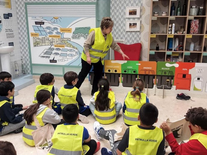 Una de las actividades que se realizan en el Aula de Medio Ambiente Urbano.