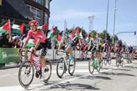 Madrid recibe la etapa final de la Vuelta Ciclista a España con protestas propalestinas