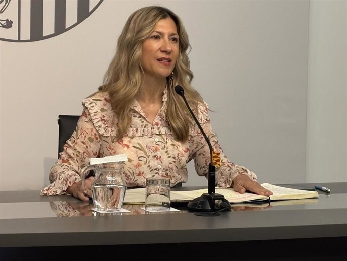 Archivo - La vicepresidenta del Gobierno de Aragón, Mar Vaquero.