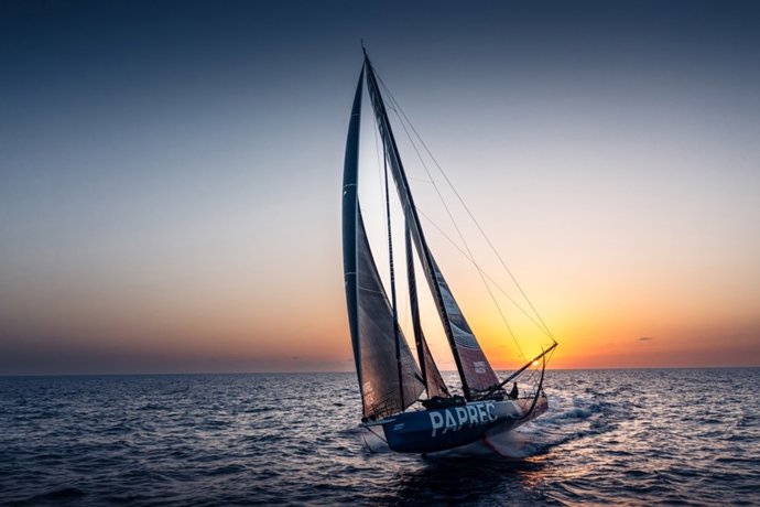 El 'Paprec Arkéa', durante la etapa 5 de The Ocean Race Europe 2025.