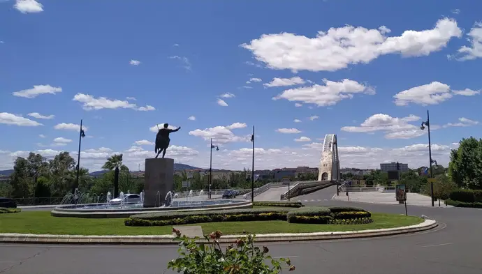 Intervalos de nubes en Mérida. Imagen de archivo