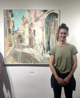 Yohana Soldevilla gana el 29º Premio de Pintura al Aire Libre de Tudela.