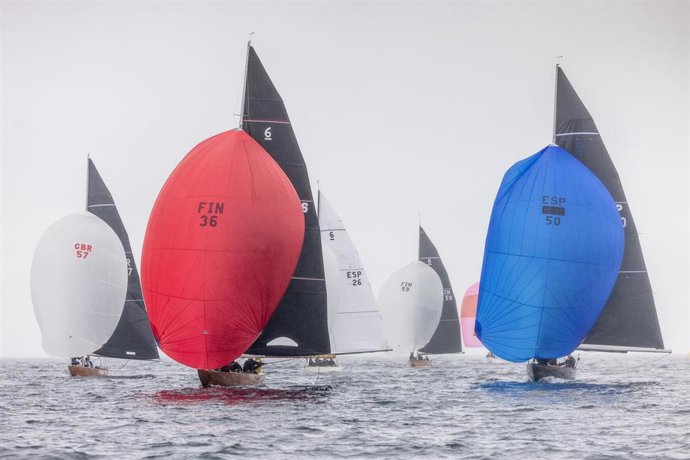 Flota de la Clase 6 Metros en la Regata Rey Juan Carlos-El Corte Inglés Máster 2025